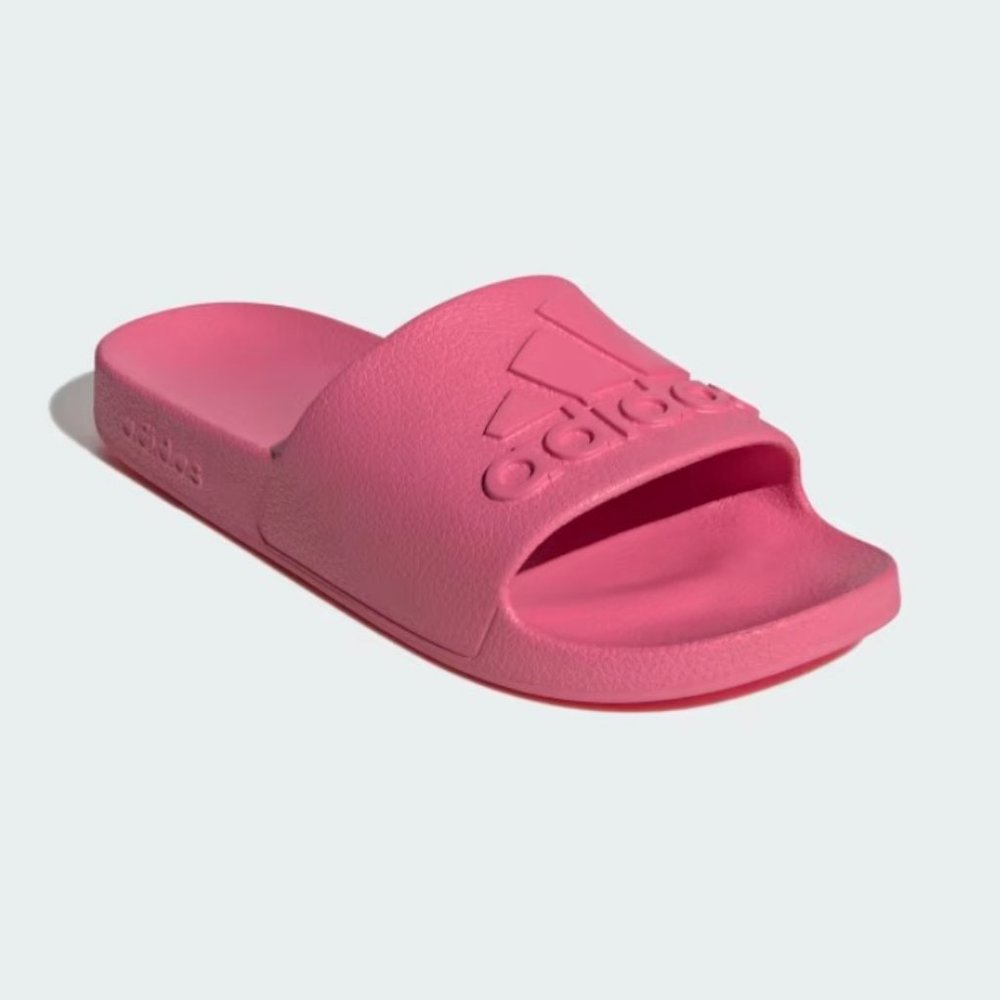 ADIDAS ADILETTE AQUA PINK FUSION SLIDES SANDALS FLIP FLOPS ATHLETIC